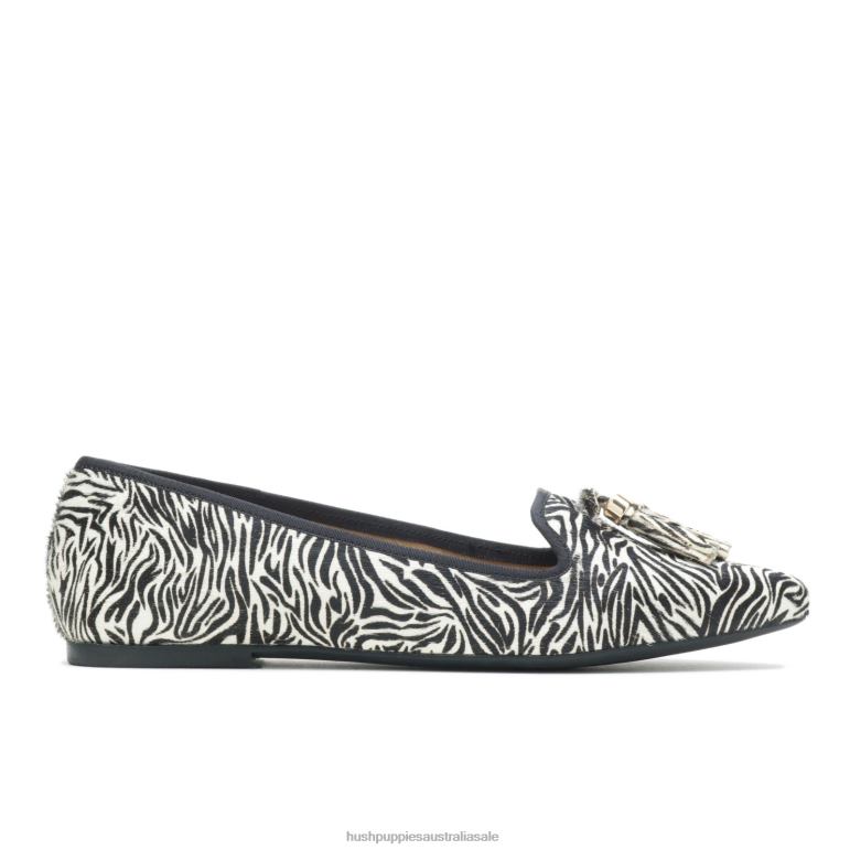 Zebra Calf Hair Sadie Tassel Slip-On Women Hush Puppies Slip On F264D96