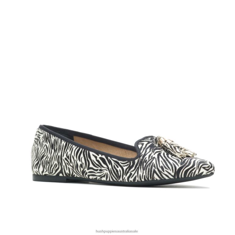 Zebra Calf Hair Sadie Tassel Slip-On Women Hush Puppies Slip On F264D96