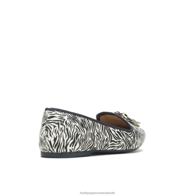 Zebra Calf Hair Sadie Tassel Slip-On Women Hush Puppies Slip On F264D96