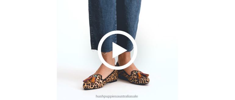 Zebra Calf Hair Sadie Tassel Slip-On Women Hush Puppies Slip On F264D96