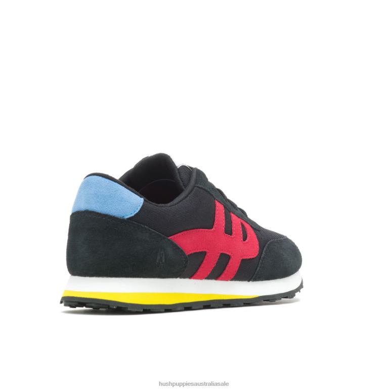 Black/Multi Suede Seventy8 Sneaker Women Hush Puppies Sneaker F264D116