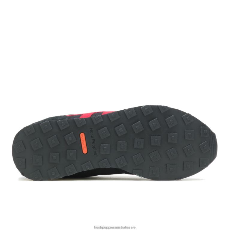 Black/Multi Suede Seventy8 Sneaker Women Hush Puppies Sneaker F264D116