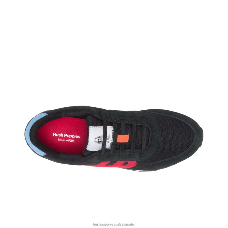 Black/Multi Suede Seventy8 Sneaker Women Hush Puppies Sneaker F264D116