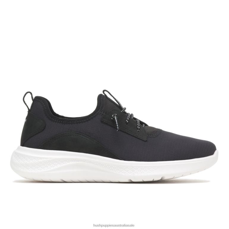 Bold Black Elevate Bungee Sneaker Women Hush Puppies Sneaker F264D110