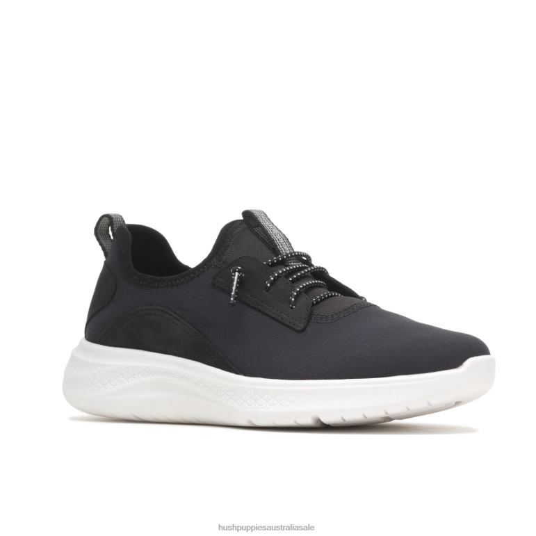 Bold Black Elevate Bungee Sneaker Women Hush Puppies Sneaker F264D110