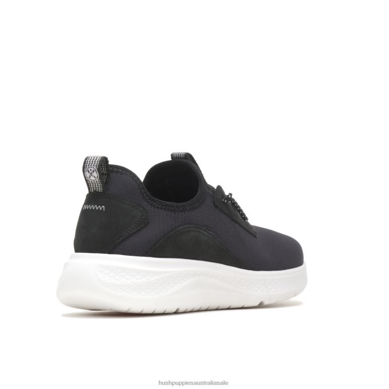 Bold Black Elevate Bungee Sneaker Women Hush Puppies Sneaker F264D110