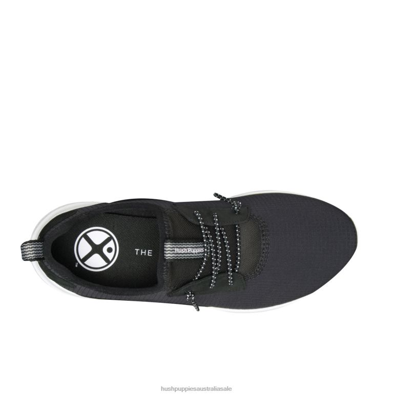 Bold Black Elevate Bungee Sneaker Women Hush Puppies Sneaker F264D110