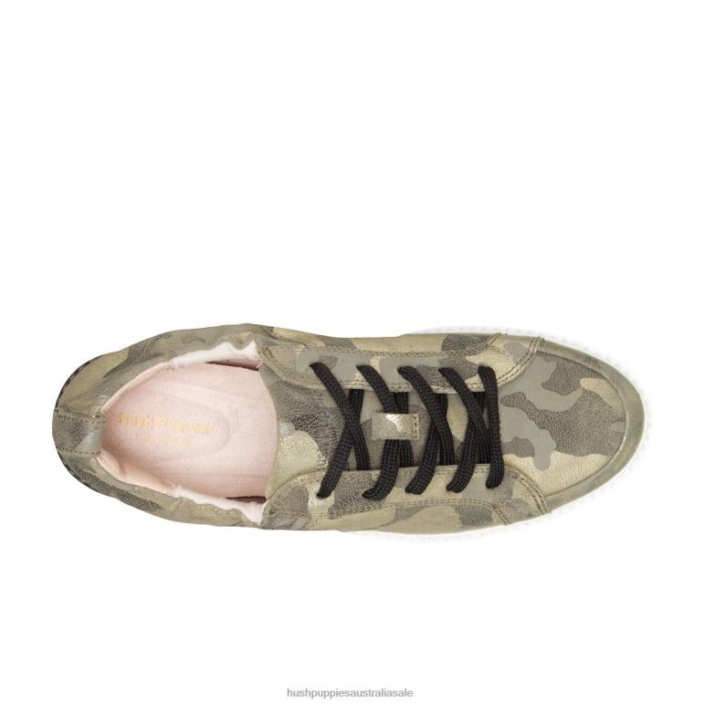Camo Metallic Suede Ryann Sneaker Women Hush Puppies Sneaker F264D138