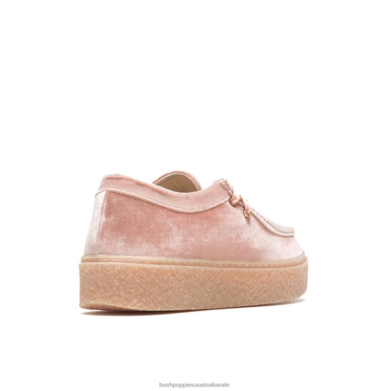 Coral Blush Velvet Bridget Women Hush Puppies Sneaker F264D134