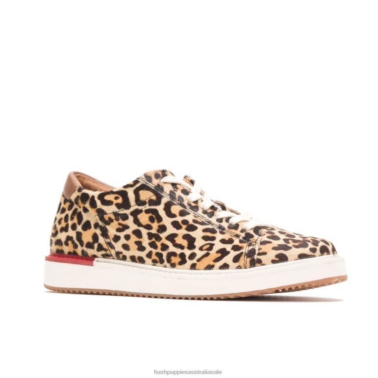 Leopard Calf Hair Sabine Sneaker Women Hush Puppies Sneaker F264D142