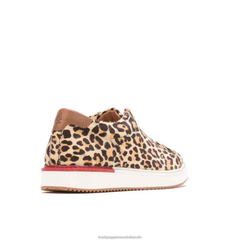 Leopard Calf Hair Sabine Sneaker Women Hush Puppies Sneaker F264D142