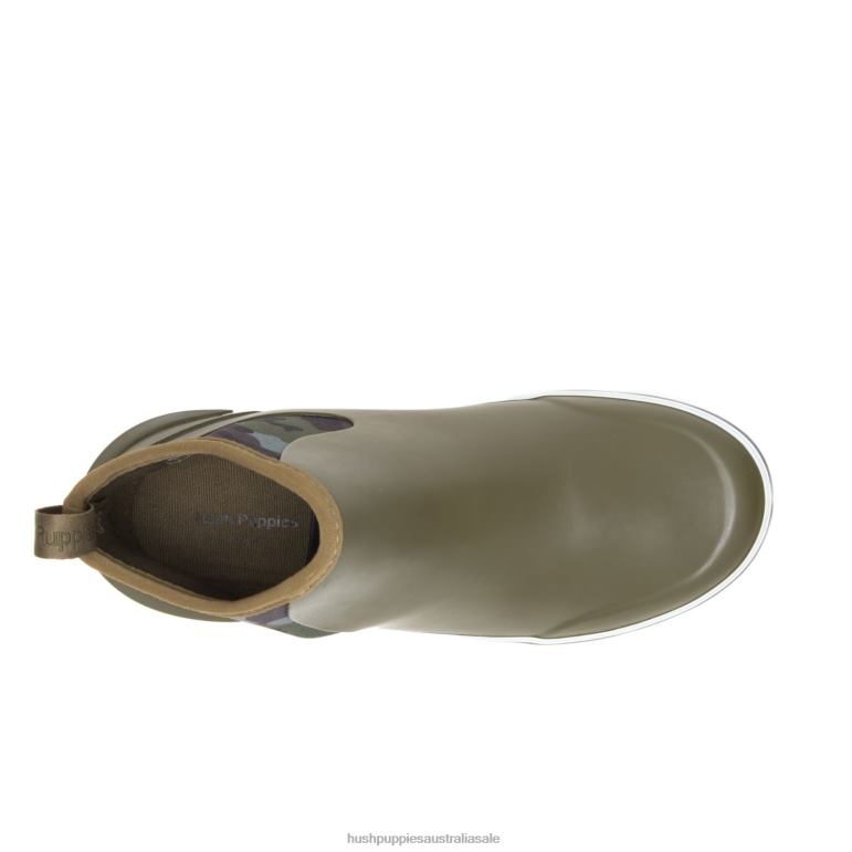 Olive Camo Rain Sneaker Boot Women Hush Puppies Sneaker F264D147