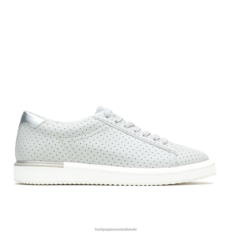 Vapor Grey Perf Leather Sabine Sneaker Women Hush Puppies Sneaker F264D141
