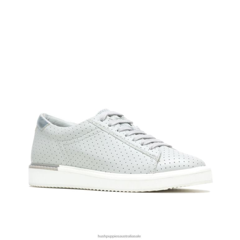 Vapor Grey Perf Leather Sabine Sneaker Women Hush Puppies Sneaker F264D141