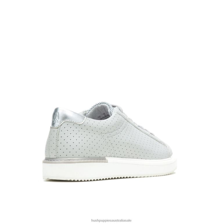 Vapor Grey Perf Leather Sabine Sneaker Women Hush Puppies Sneaker F264D141