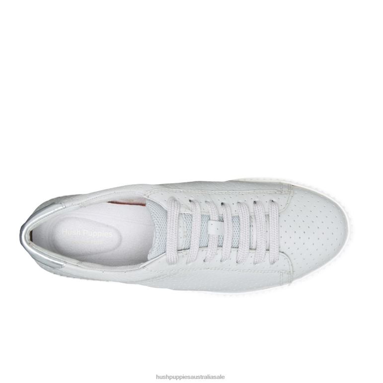 Vapor Grey Perf Leather Sabine Sneaker Women Hush Puppies Sneaker F264D141