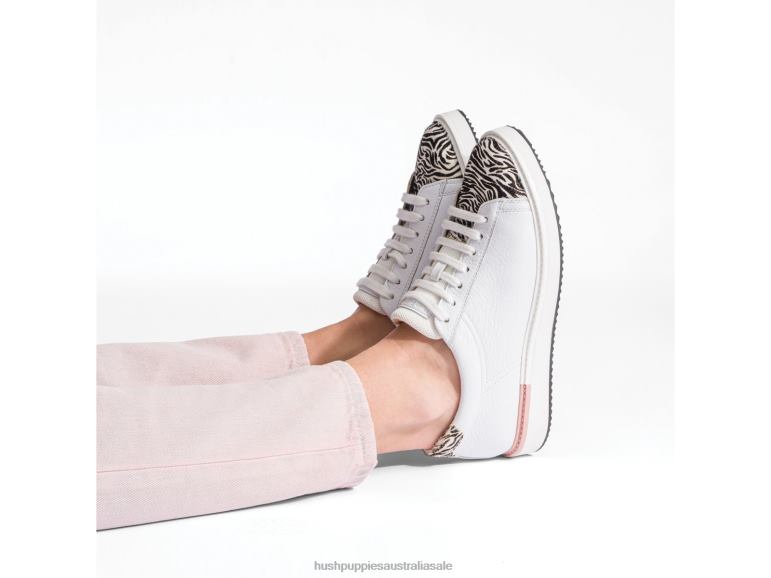 Vapor Grey Perf Leather Sabine Sneaker Women Hush Puppies Sneaker F264D141