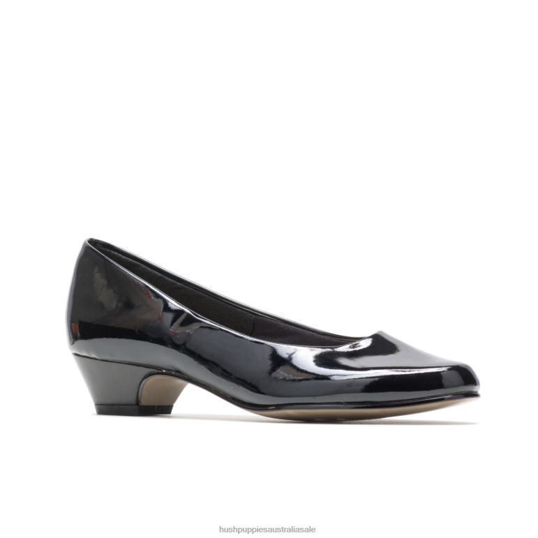Black Patent Angel II Women Hush Puppies Soft Style F264D206