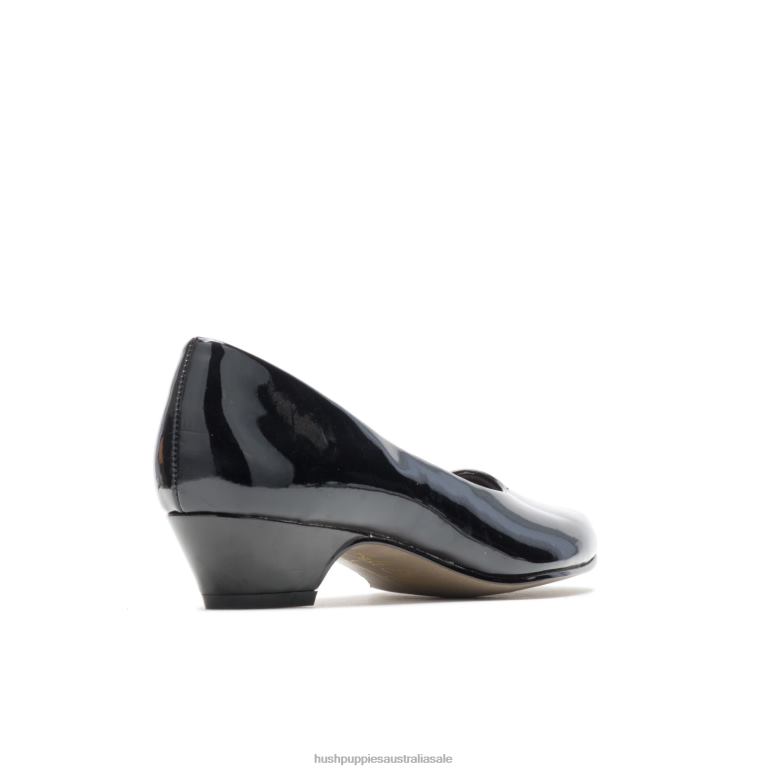 Black Patent Angel II Women Hush Puppies Soft Style F264D206