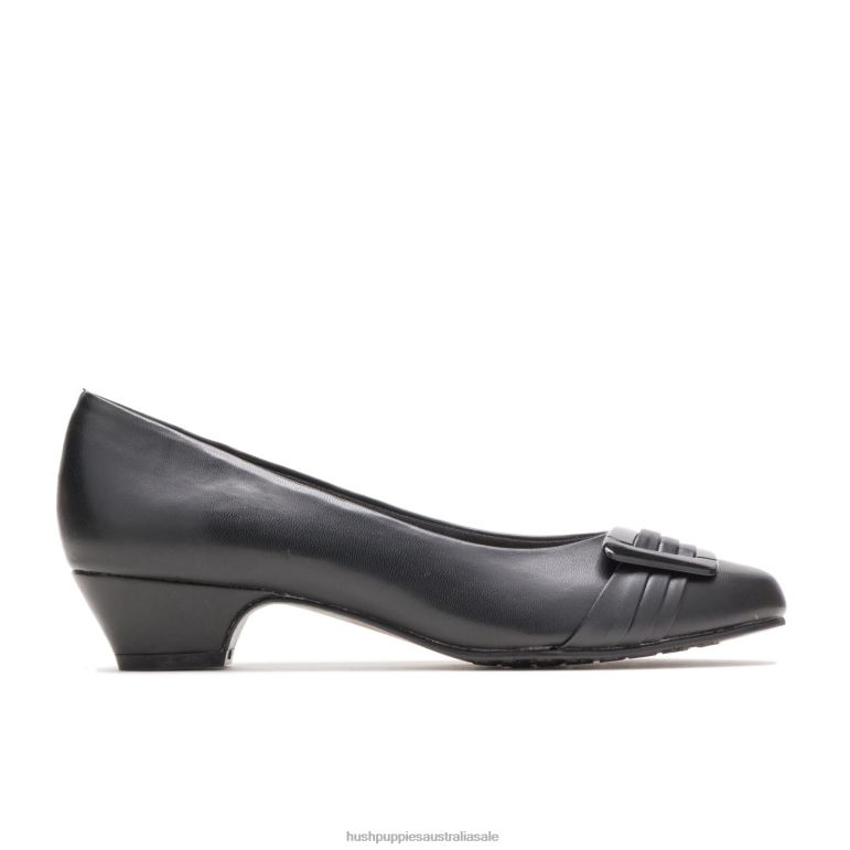 Black Pleats Be With You Women Hush Puppies Soft Style F264D215