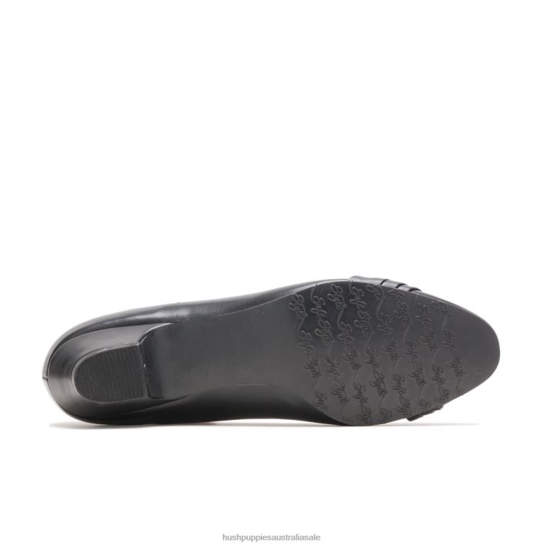 Black Pleats Be With You Women Hush Puppies Soft Style F264D215