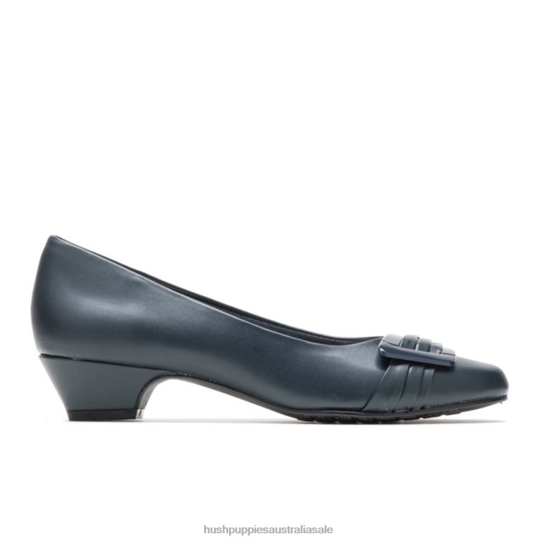 Navy Pleats Be With You Women Hush Puppies Soft Style F264D217