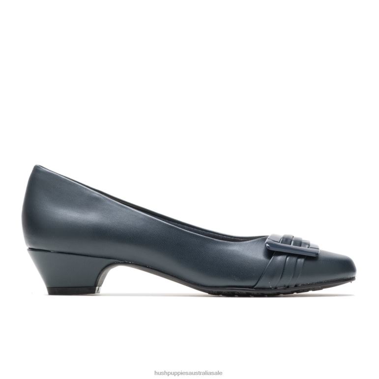 Navy Pleats Be With You Women Hush Puppies Soft Style F264D217