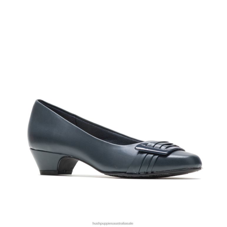 Navy Pleats Be With You Women Hush Puppies Soft Style F264D217