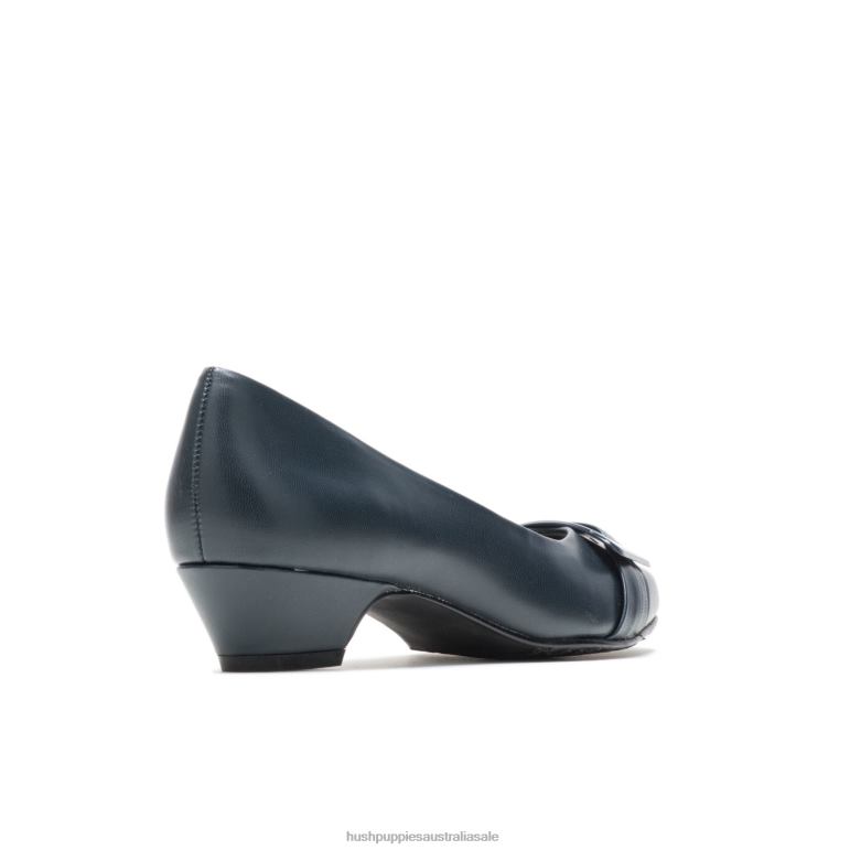 Navy Pleats Be With You Women Hush Puppies Soft Style F264D217